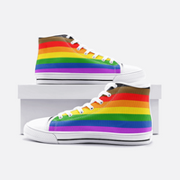 PRIDE Unisex High Top Canvas Shoes