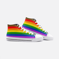 PRIDE Unisex High Top Canvas Shoes