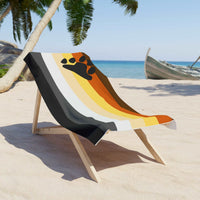 Bear Pride Flag Beach Towel