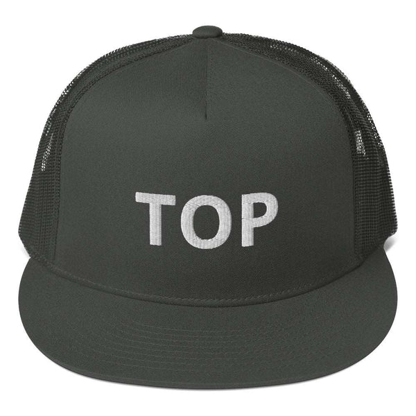 "TOP" Embroidered Mesh Back Snapback