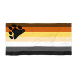 Bear Pride Flag Beach Towel
