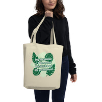"buy me plants & tell me that you don't trust the government" organic cotton tote