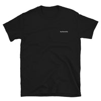 he/him/his embroidered pronoun Short-Sleeve Unisex T-Shirt