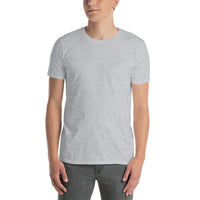 he/him/his embroidered pronoun Short-Sleeve Unisex T-Shirt